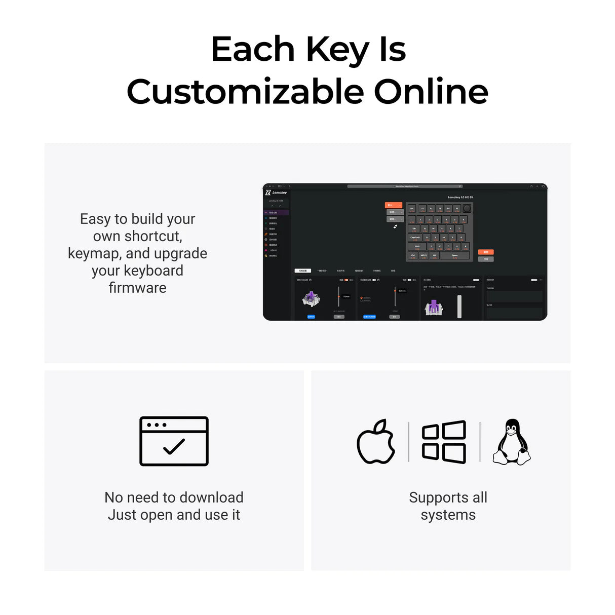 lemokey-l0-he-clavier-gaming-une-main-switch-magn-tique-lime image 3