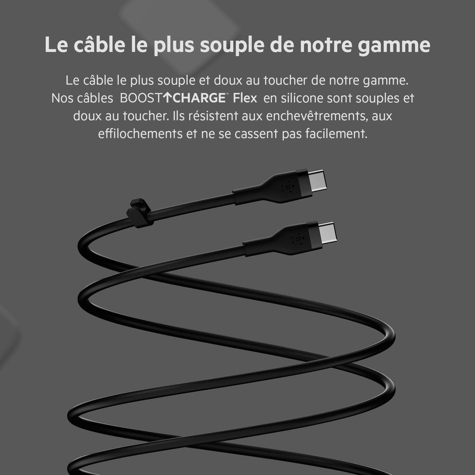 belkin-boostcharge-flex-c-ble-usb-c-vers-usb-c-silicone-1-m-pack-de-2 image 3