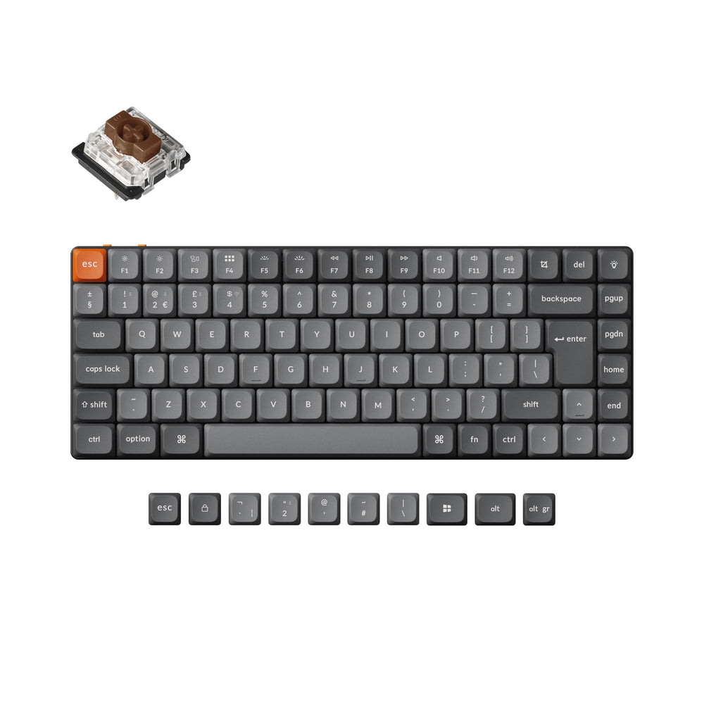keychron-k3-max-clavier-m-canique-sans-fil-ultra-fin-75-qmk-via-layout-iso image 2