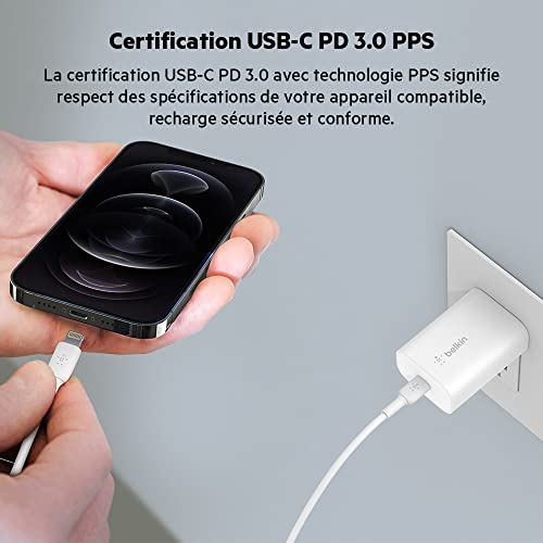 belkin-boostcharge-chargeur-secteur-usb-c-25w-pps-power-delivery image 7