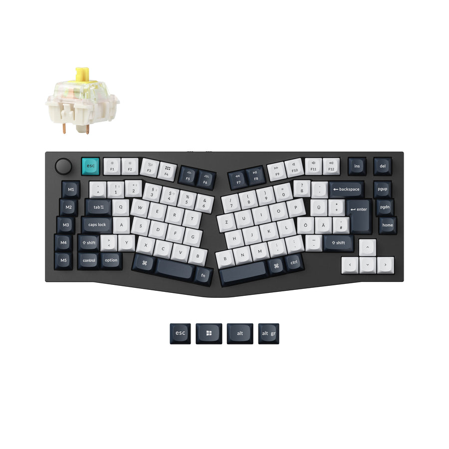 keychron-q10-max-alice-layout-clavier-m-canique-custom-qmk-iso-avec-molette image 3