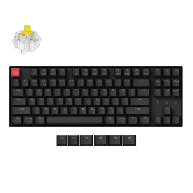keychron-k8-version-2-clavier-m-canique-sans-fil-tkl-80-qmk-bluetooth-5-2 image 6
