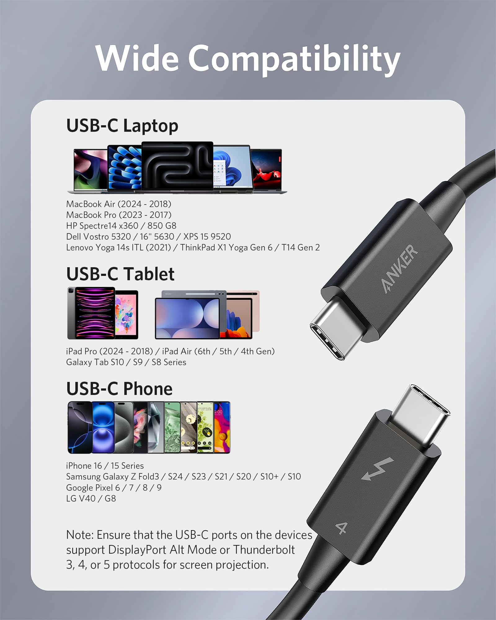 anker-powerline-c-ble-thunderbolt-4-usb-c-100w-8k-40-gbit-s-0-7-m image 6