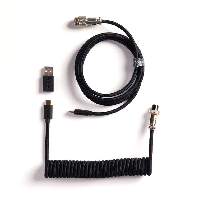 keychron-coiled-aviator-cable-8k-c-ble-spirale-usb image 1