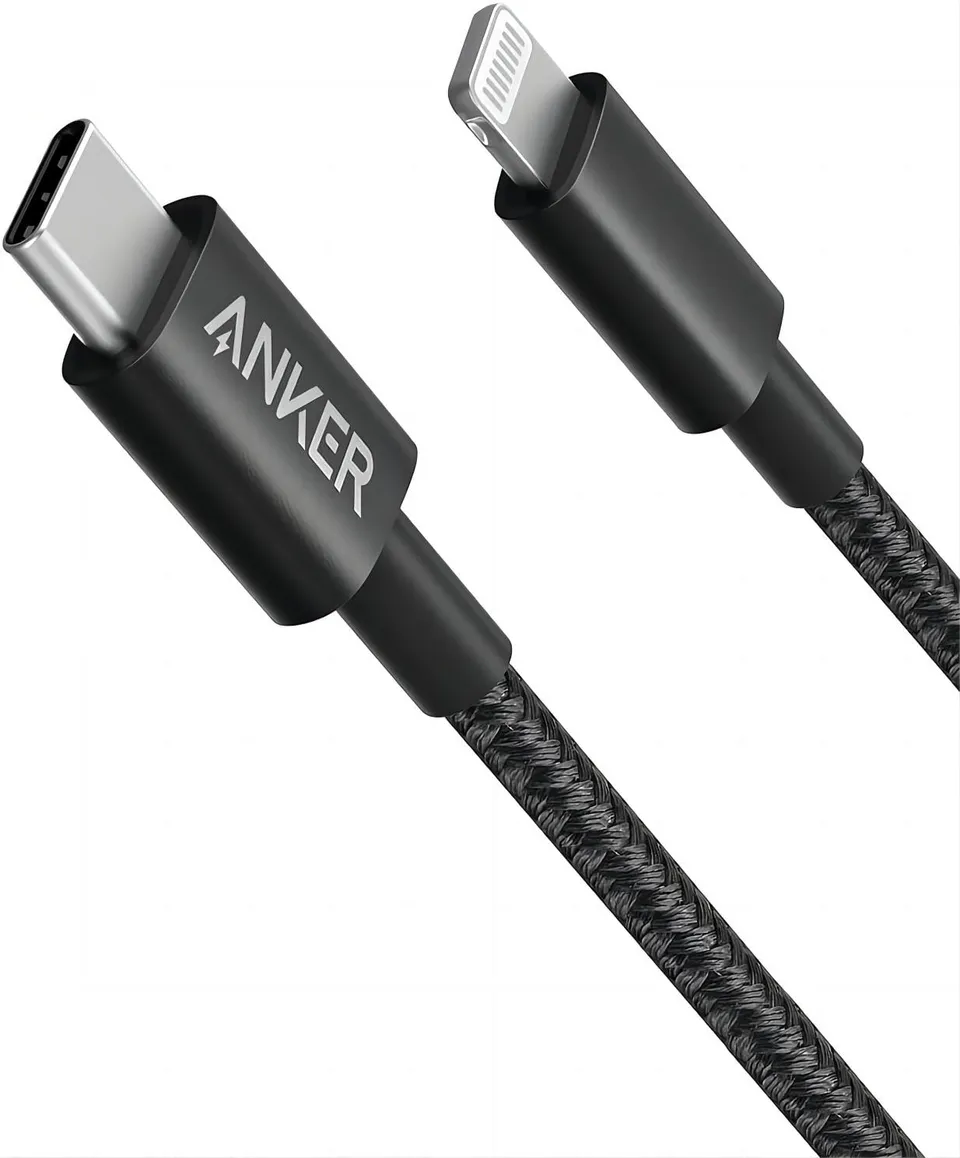 anker-c-ble-usb-c-vers-lightning-mfi-nylon-1-m image 1