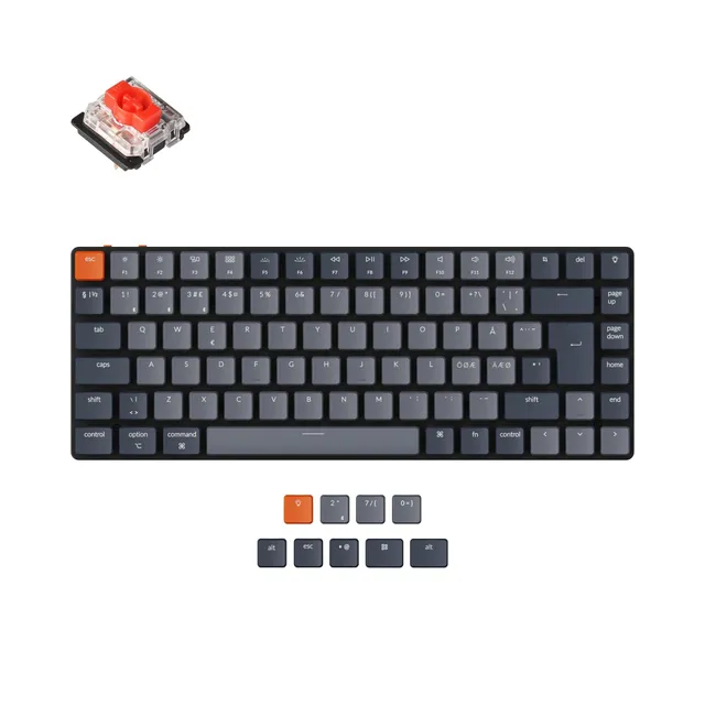 keychron-k3-version-2-clavier-m-canique-sans-fil-ultra-fin-iso-nordique image 1