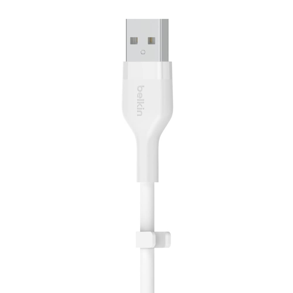 belkin-boostcharge-flex-c-ble-usb-a-vers-lightning-silicone-3-m-blanc image 5