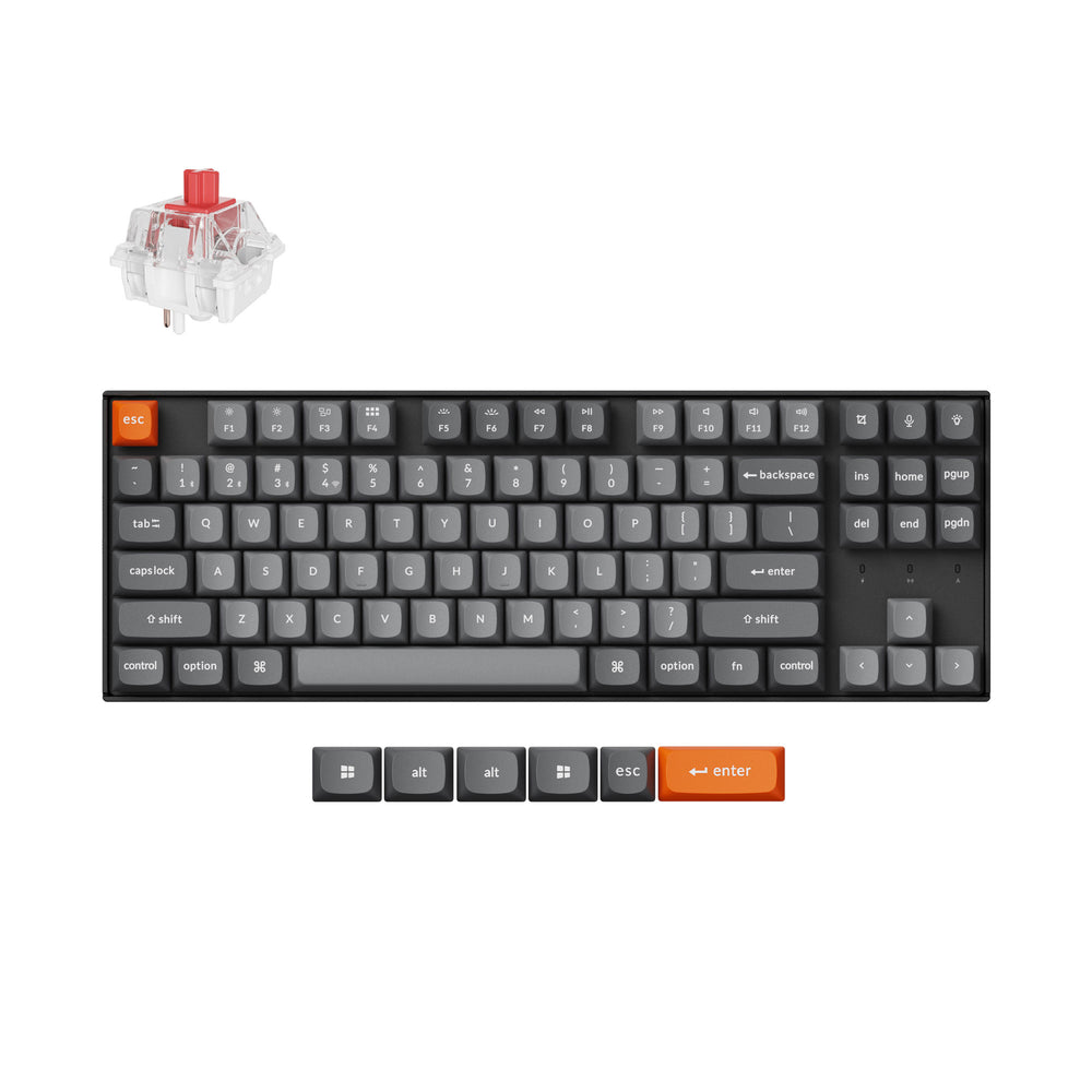 keychron-k8-max-qmk-clavier-m-canique-sans-fil-80-tkl-us-ansi image 1