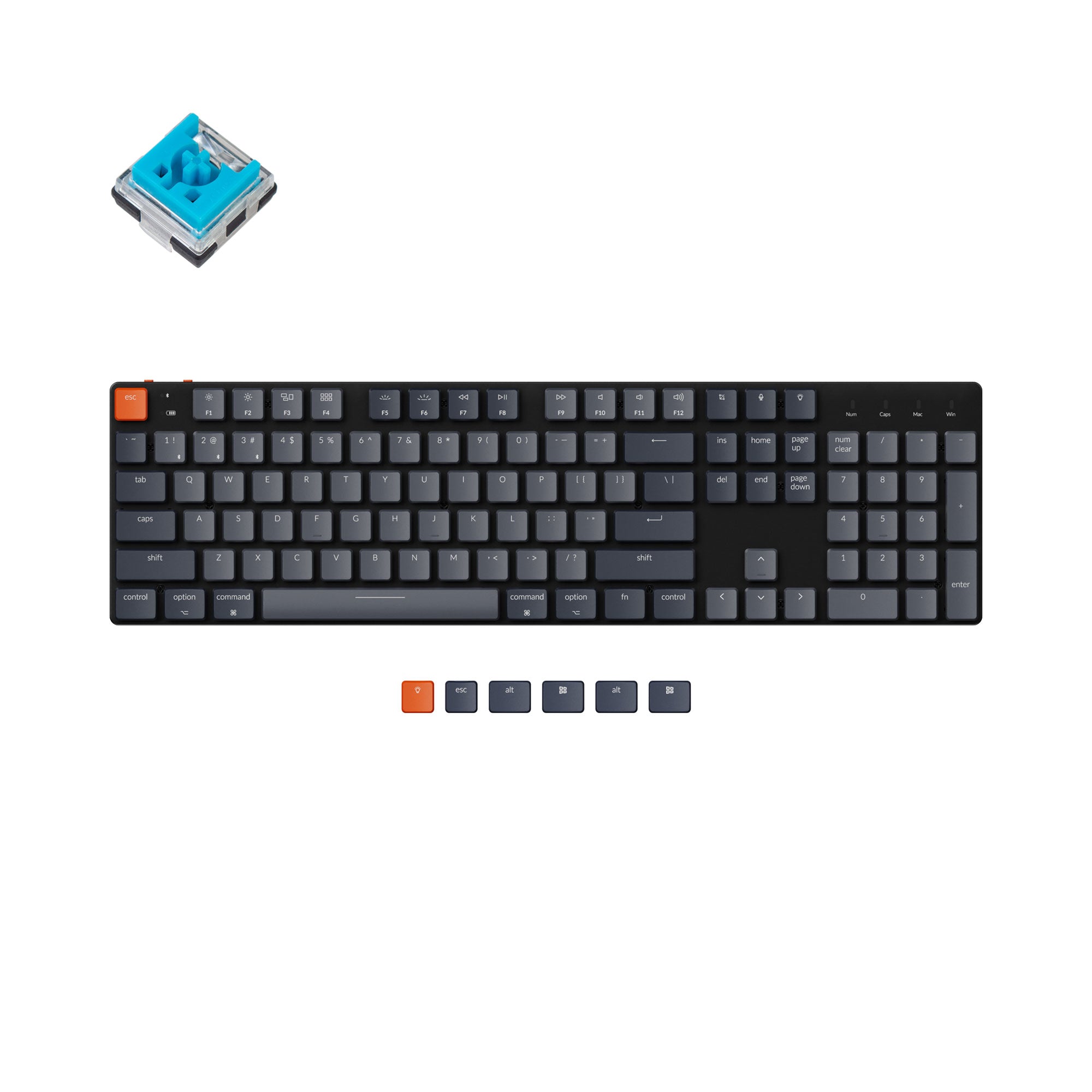 keychron-k5-se-ultra-fin-clavier-m-canique-sans-fil-100-us-ansi image 8