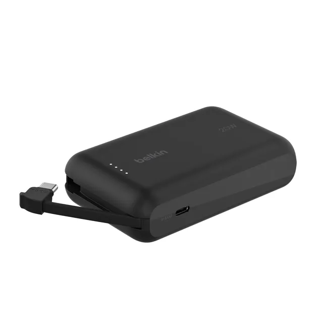 belkin-boostcharge-batterie-externe-10-000-mah-avec-c-ble-usb-c-int-gr-pd-20-w image 1