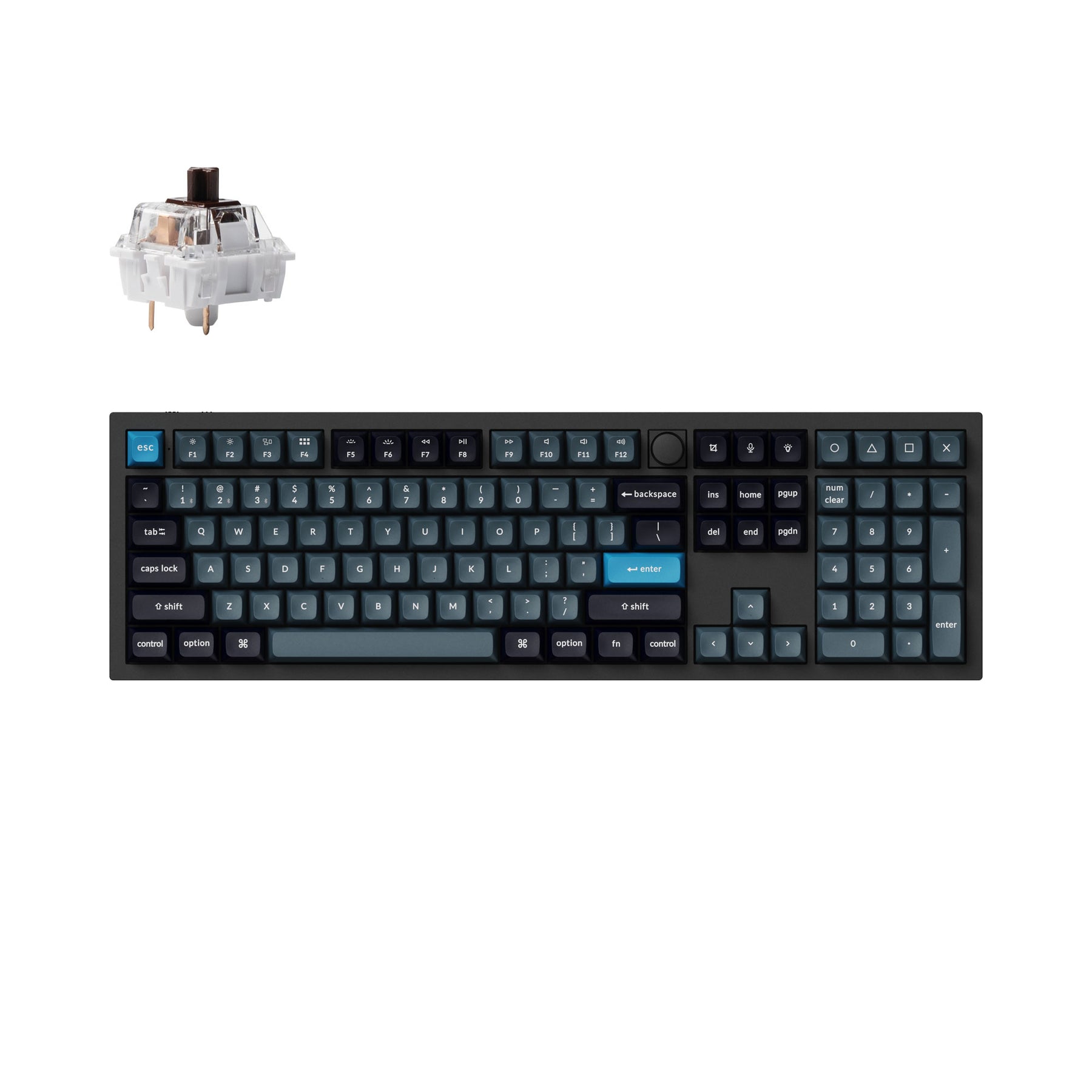 keychron-q6-pro-clavier-m-canique-custom-sans-fil-qmk-via-100-us-ansi image 2