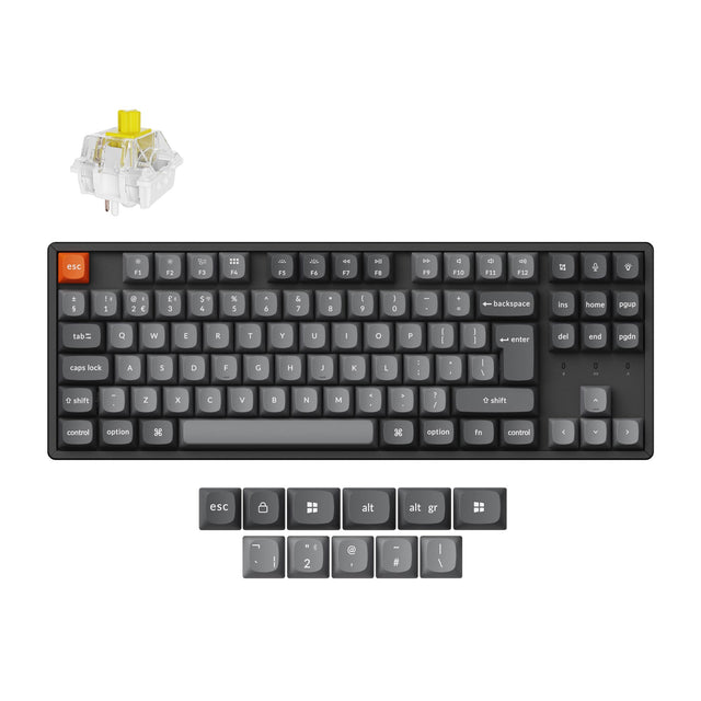 keychron-k8-max-qmk-clavier-m-canique-sans-fil-tkl-80-iso image 3