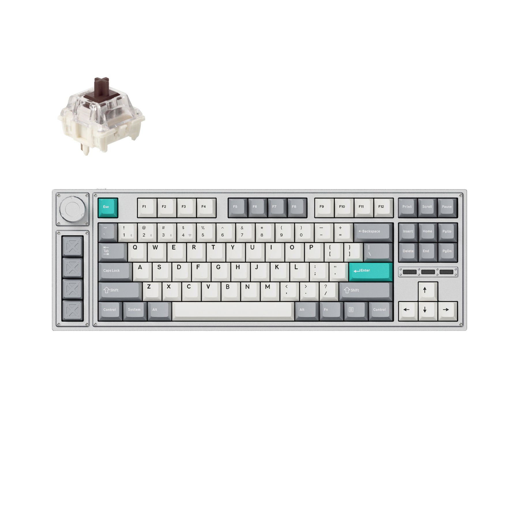 lemokey-l3-keychron-clavier-m-canique-personnalisable-sans-fil-qmk-via-us-ansi image 8