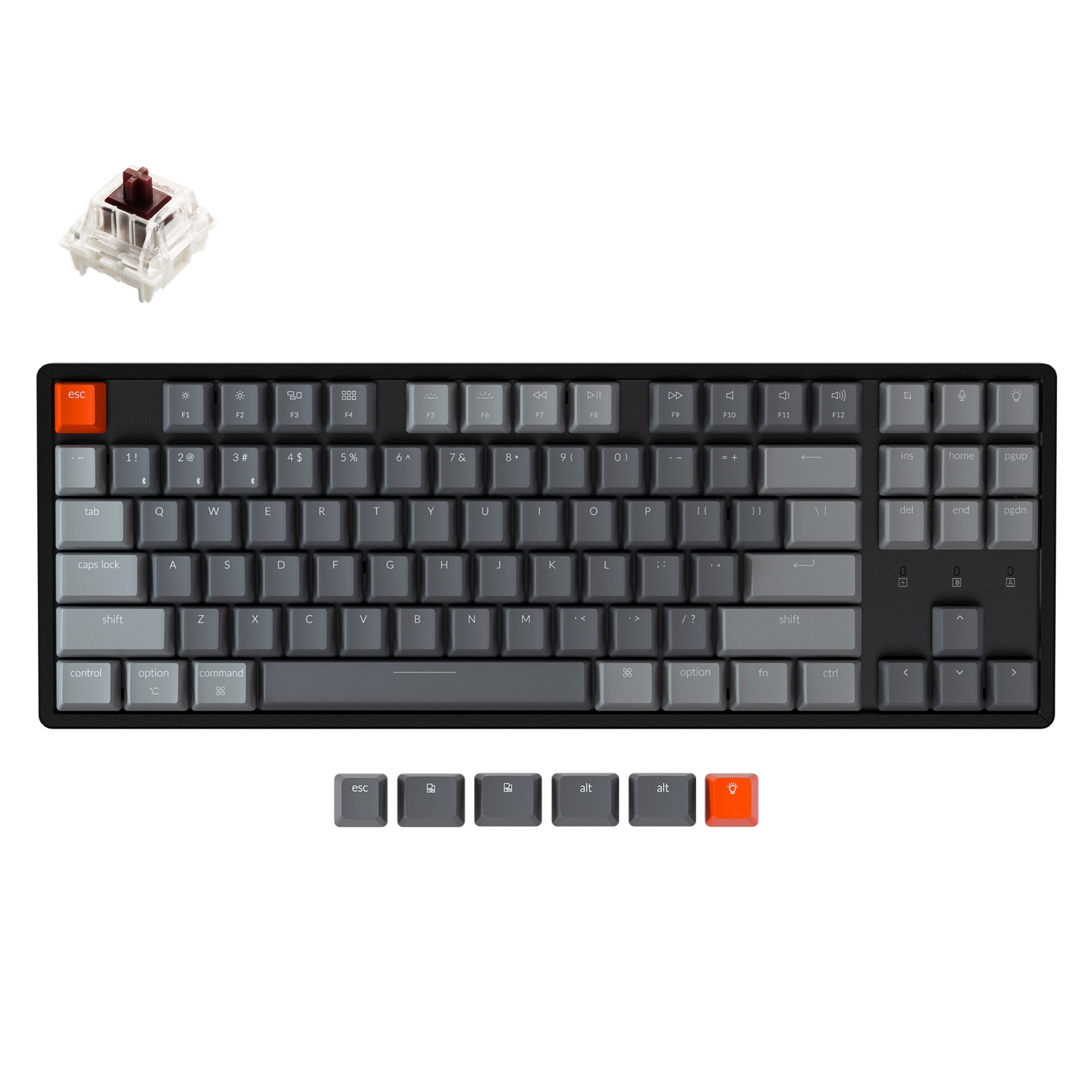 keychron-k8-clavier-m-canique-sans-fil-tenkeyless-ansi-us image 6
