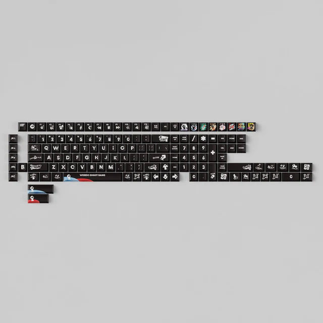 keychron-weirdo-ghost-gang-set-140-touches-pbt-profil-cherry-dye-sub image 1
