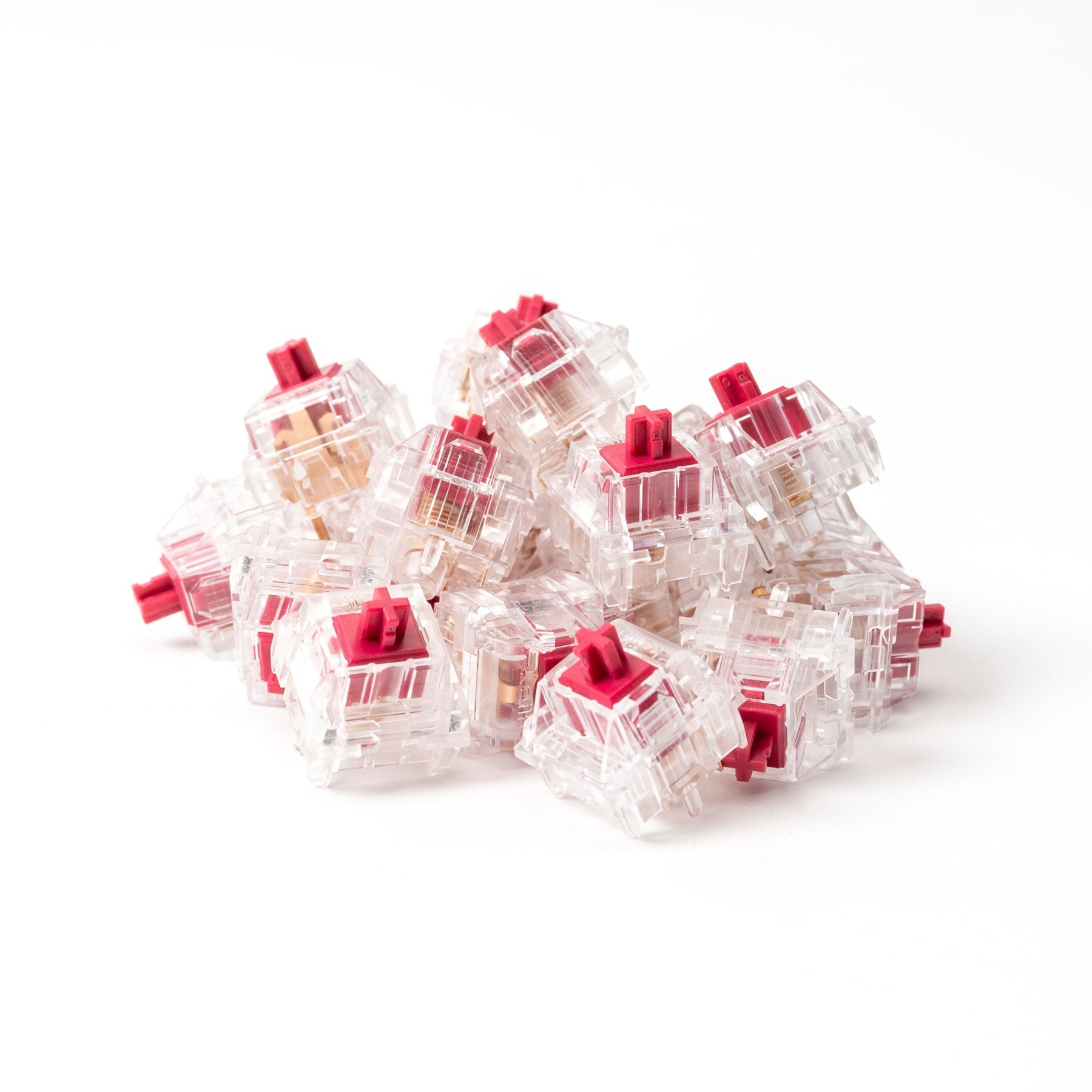 keychron-kailh-crystal-burgundy-pro-interrupteur-lin-aire-lot-de-110-switches image 2