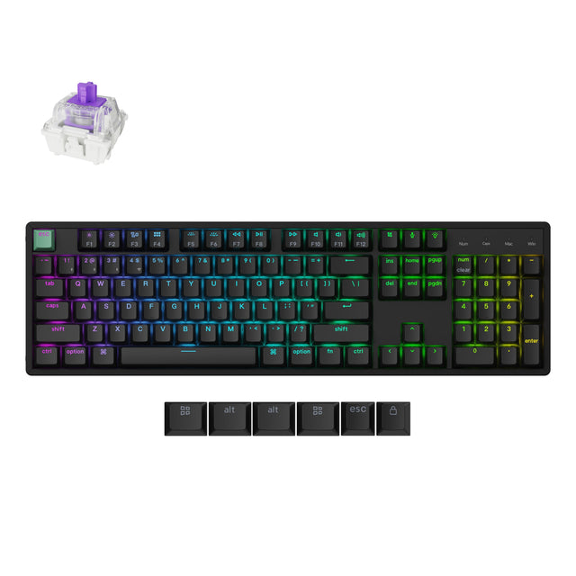 keychron-k10-he-clavier-magn-tique-sans-fil-100-switches-gateron-double-rail image 3