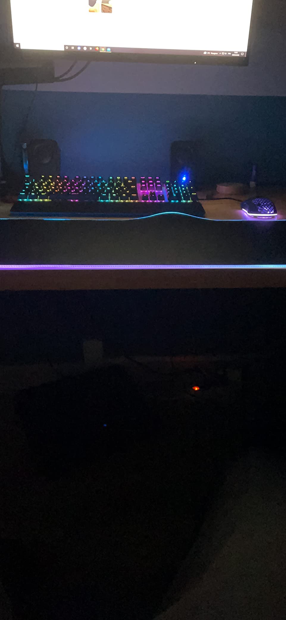 Eclairage sympa, surface précise