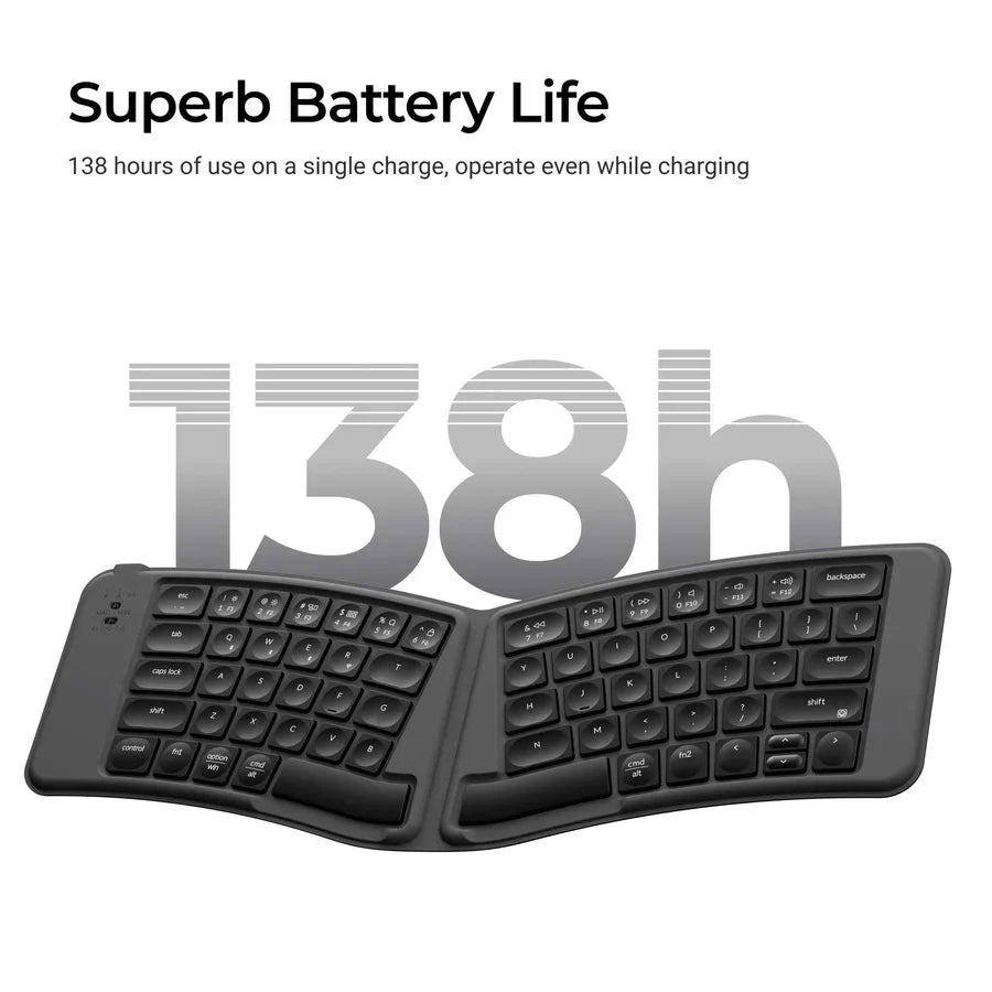 keychron-b11-pro-clavier-sans-fil-ultra-fin-pliable-65-us-ansi image 3