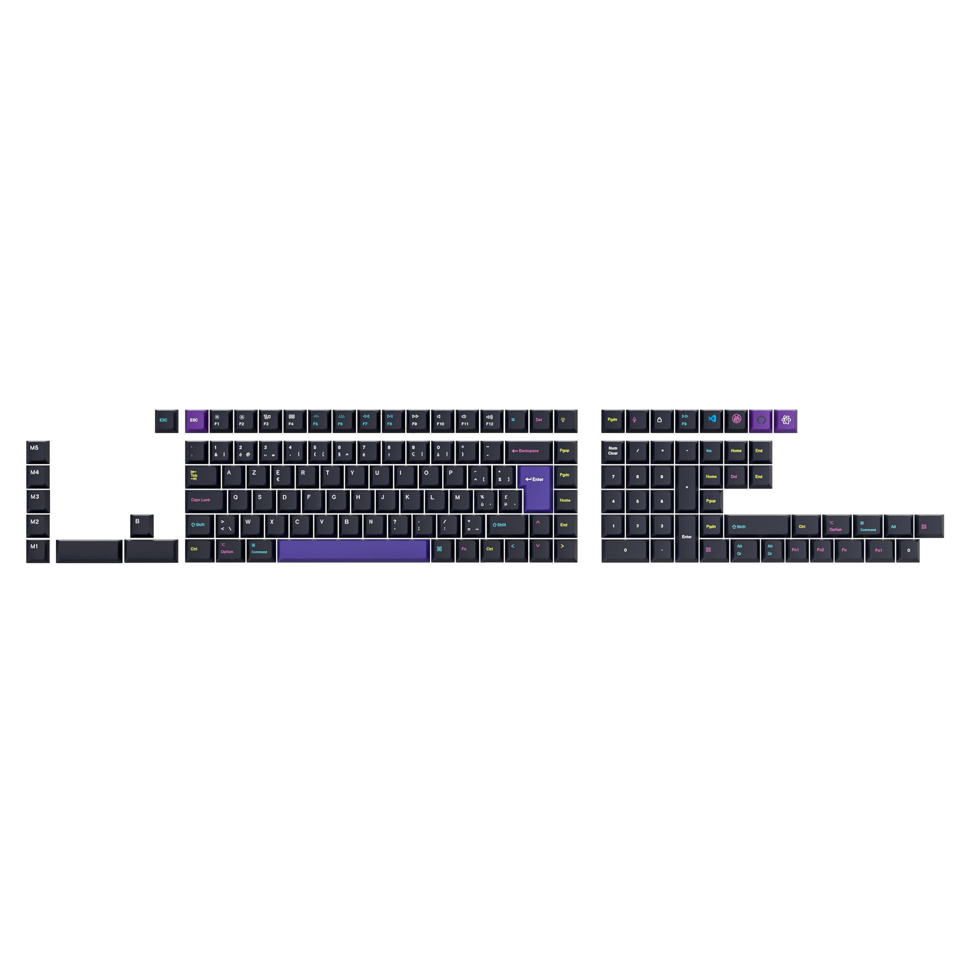 keychron-set-de-touches-iso-cherry-pbt-dye-sub-full-set-developer-version-2 image 3