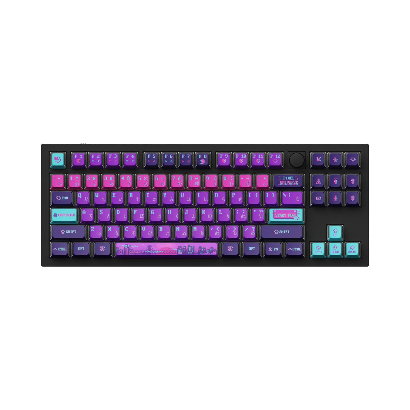 keychron-set-keycaps-oem-pbt-dye-sub-pixel-universe-full-set-ansi image 4