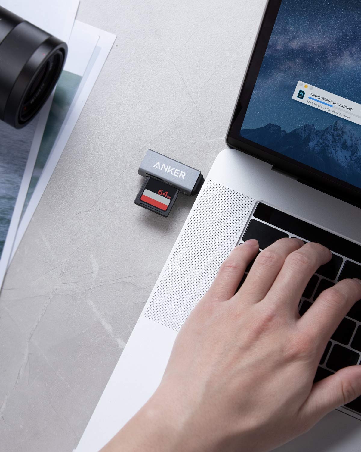 anker-lecteur-de-carte-usb-c-2-en-1-sd-microsd-uhs-i image 7