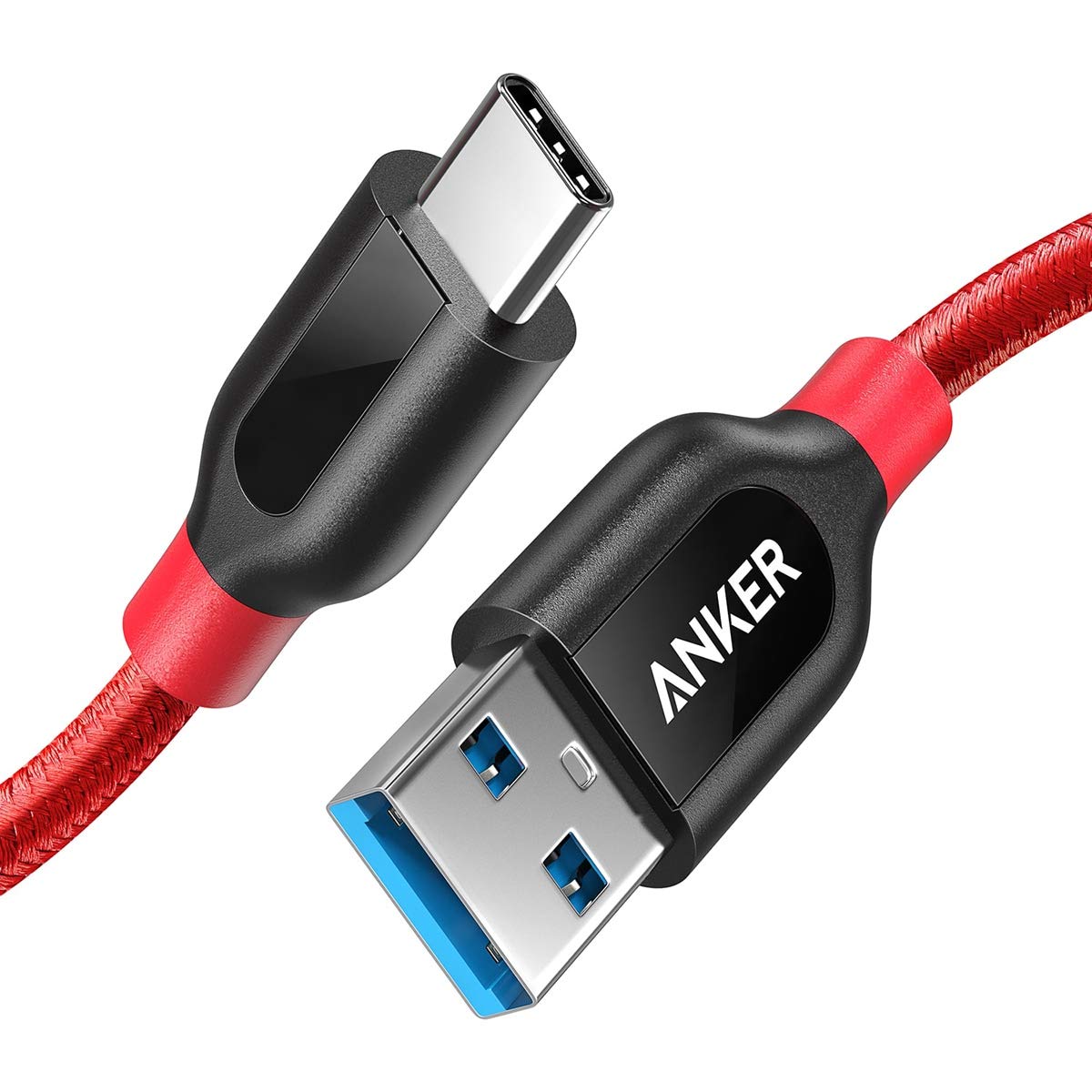 anker-powerline-c-ble-usb-c-vers-usb-a-3-0-nylon-0-9-m image 1