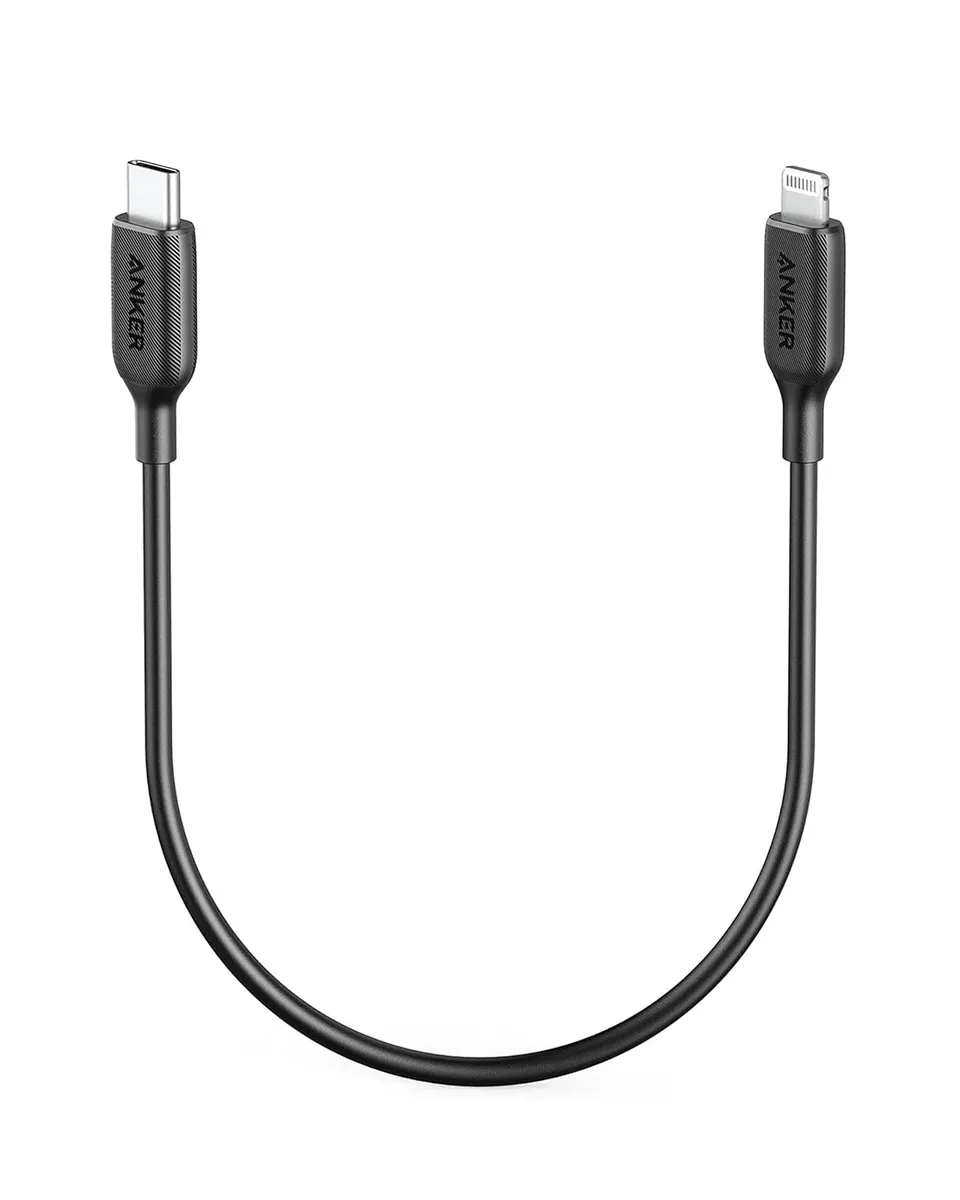 anker-powerline-iii-c-ble-usb-c-vers-lightning-0-3-m-mfi-noir image 1