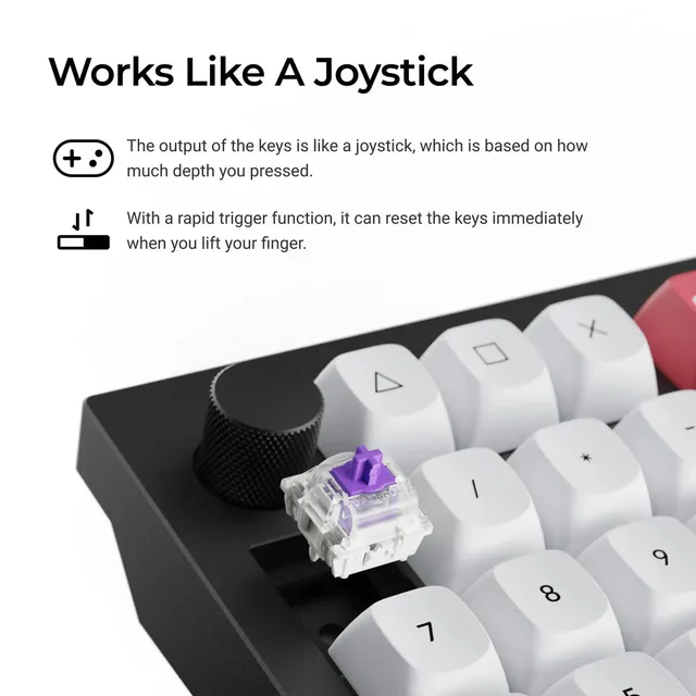 keychron-q12-he-clavier-custom-sans-fil-96-switchs-magn-tiques image 1