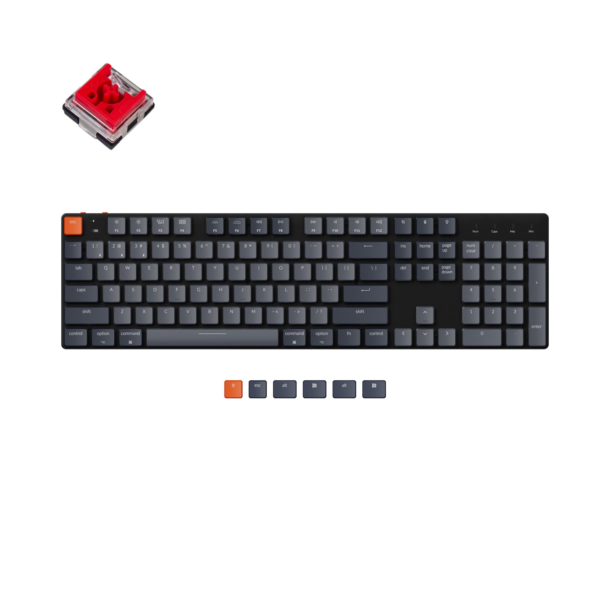 keychron-k5-se-ultra-fin-clavier-m-canique-sans-fil-100-us-ansi image 7