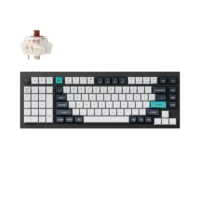 keychron-q12-max-clavier-m-canique-personnalisable-sans-fil-qmk-via-us-ansi image 1