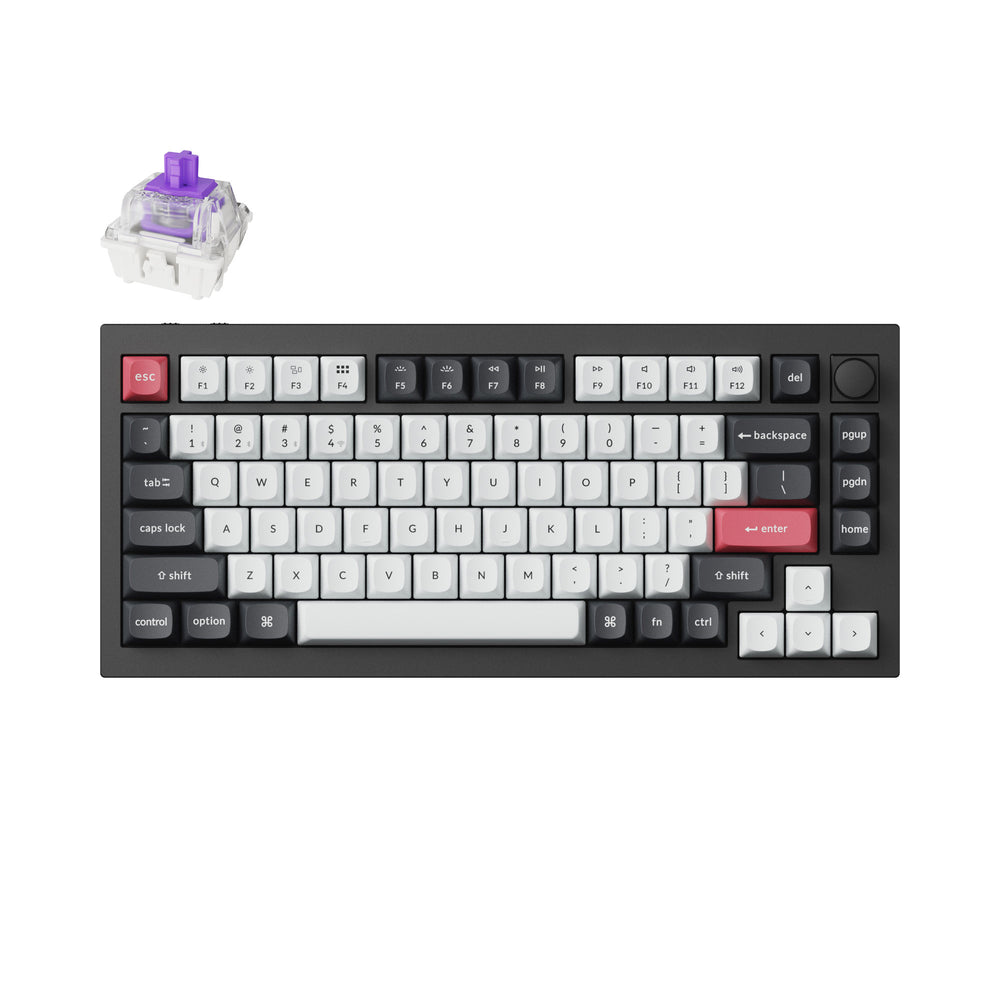 keychron-q1-he-qmk-clavier-custom-sans-fil-75-ansi-us image 1