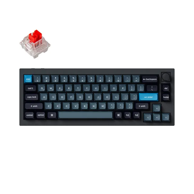 keychron-q2-pro-clavier-m-canique-custom-sans-fil-qmk-via-ansi-us image 1