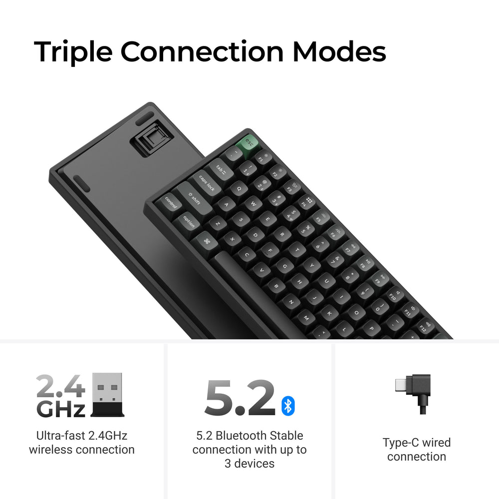 keychron-k2-ultra-8k-clavier-m-canique-custom-sans-fil-75-iso image 5