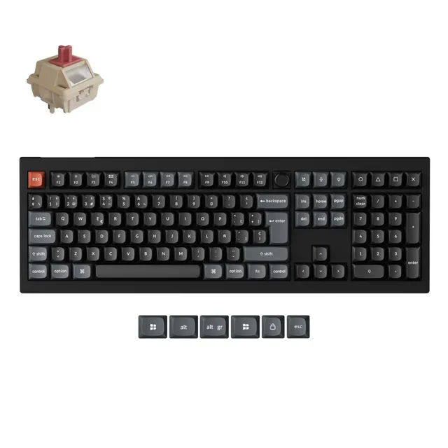 keychron-v6-ultra-8k-clavier-m-canique-custom-sans-fil-100-iso image 1
