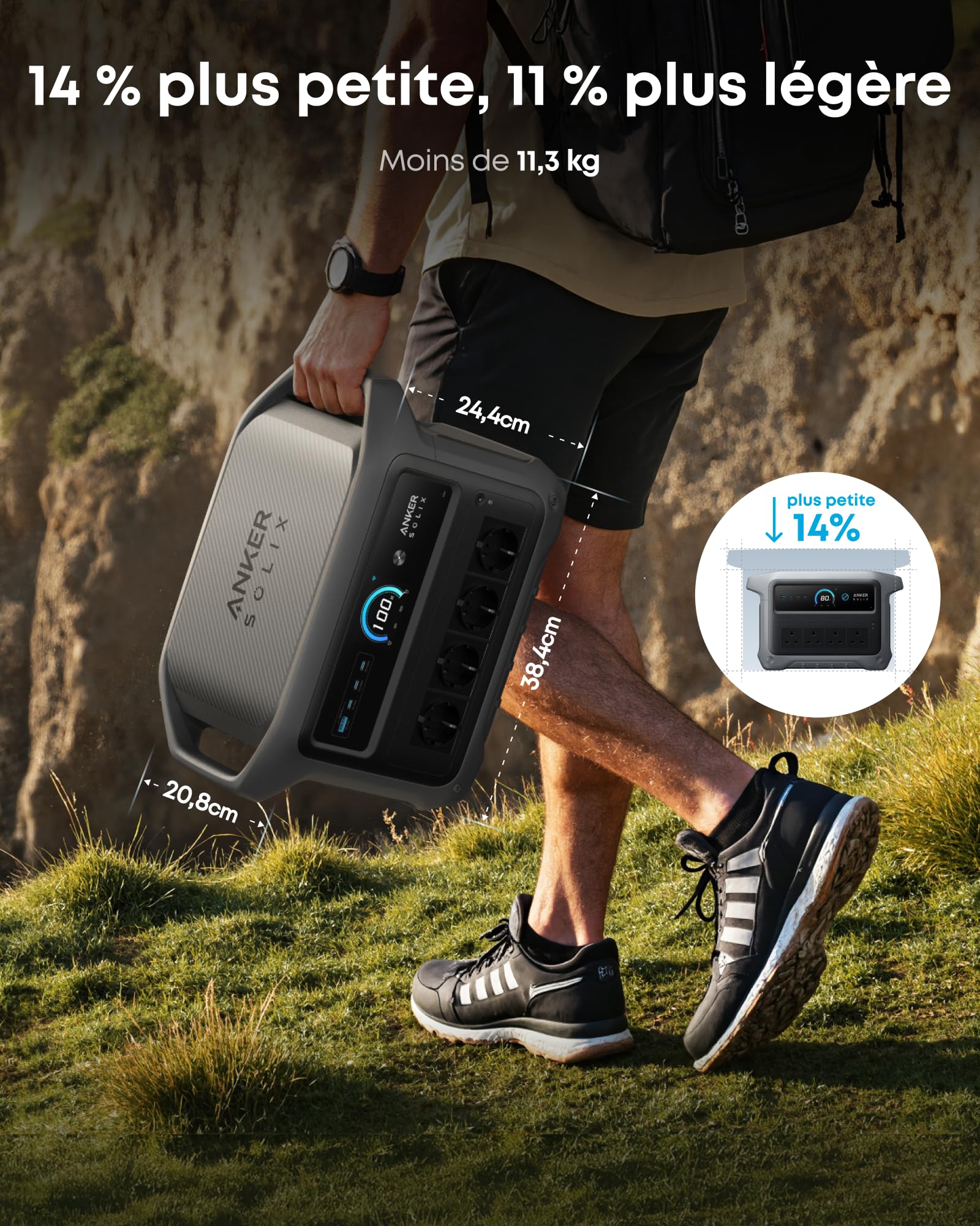anker-solix-c1000-gen-2-station-lectrique-portable-2000w-1024wh image 4
