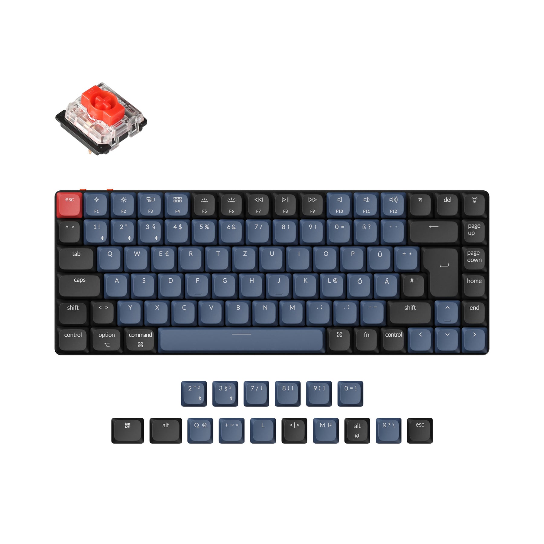 keychron-k3-pro-qmk-via-clavier-m-canique-sans-fil-ultra-fin-75-low-profile-iso image 5