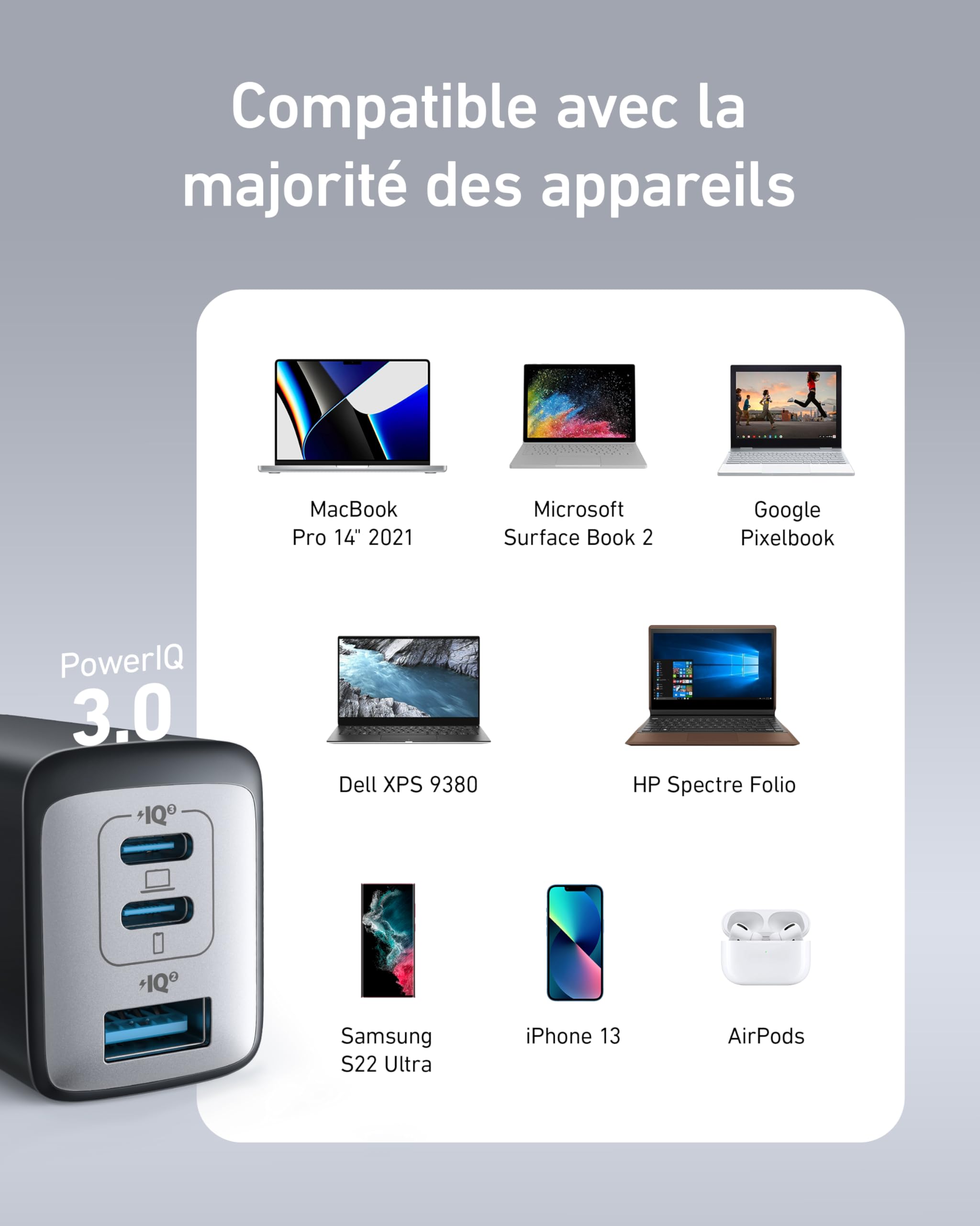anker-nano-ii-65w-chargeur-usb-c-3-ports-gan-ii image 7