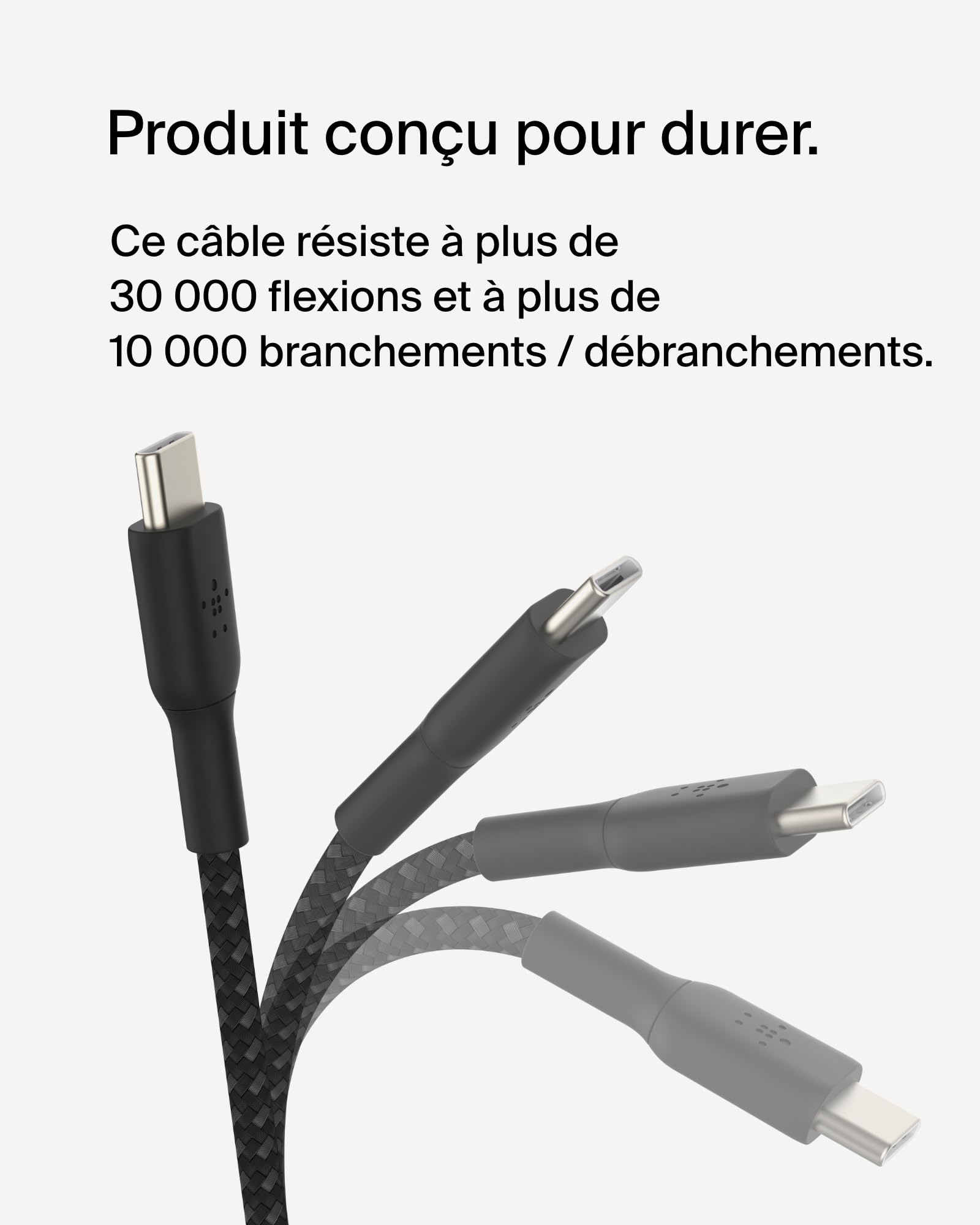belkin-boostcharge-c-ble-usb-c-vers-usb-c-15-cm-60w-tress-noir image 4