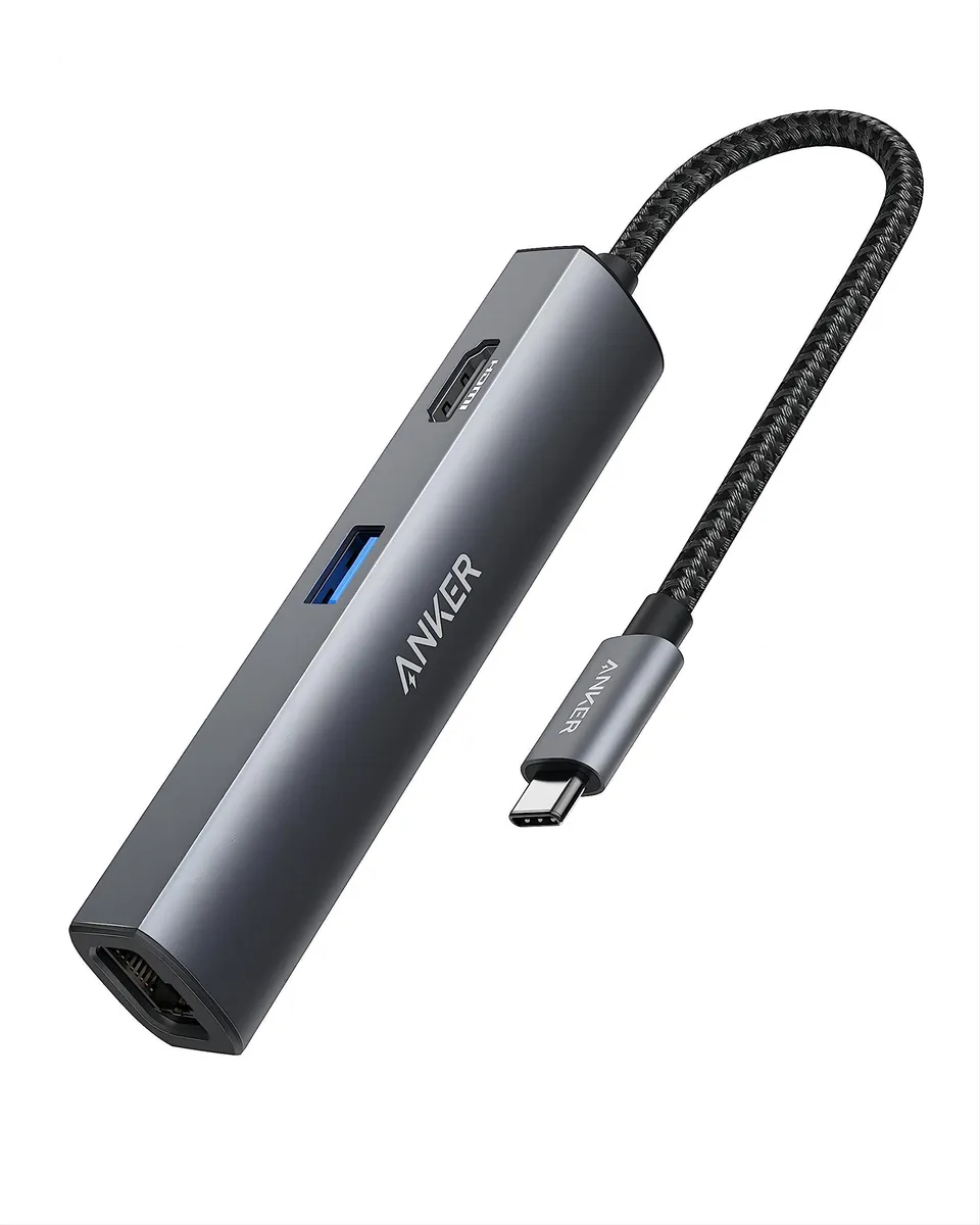 anker-powerexpand-adaptateur-usb-c-5-en-1-hdmi-4k-ethernet-3x-usb-3-0 image 1
