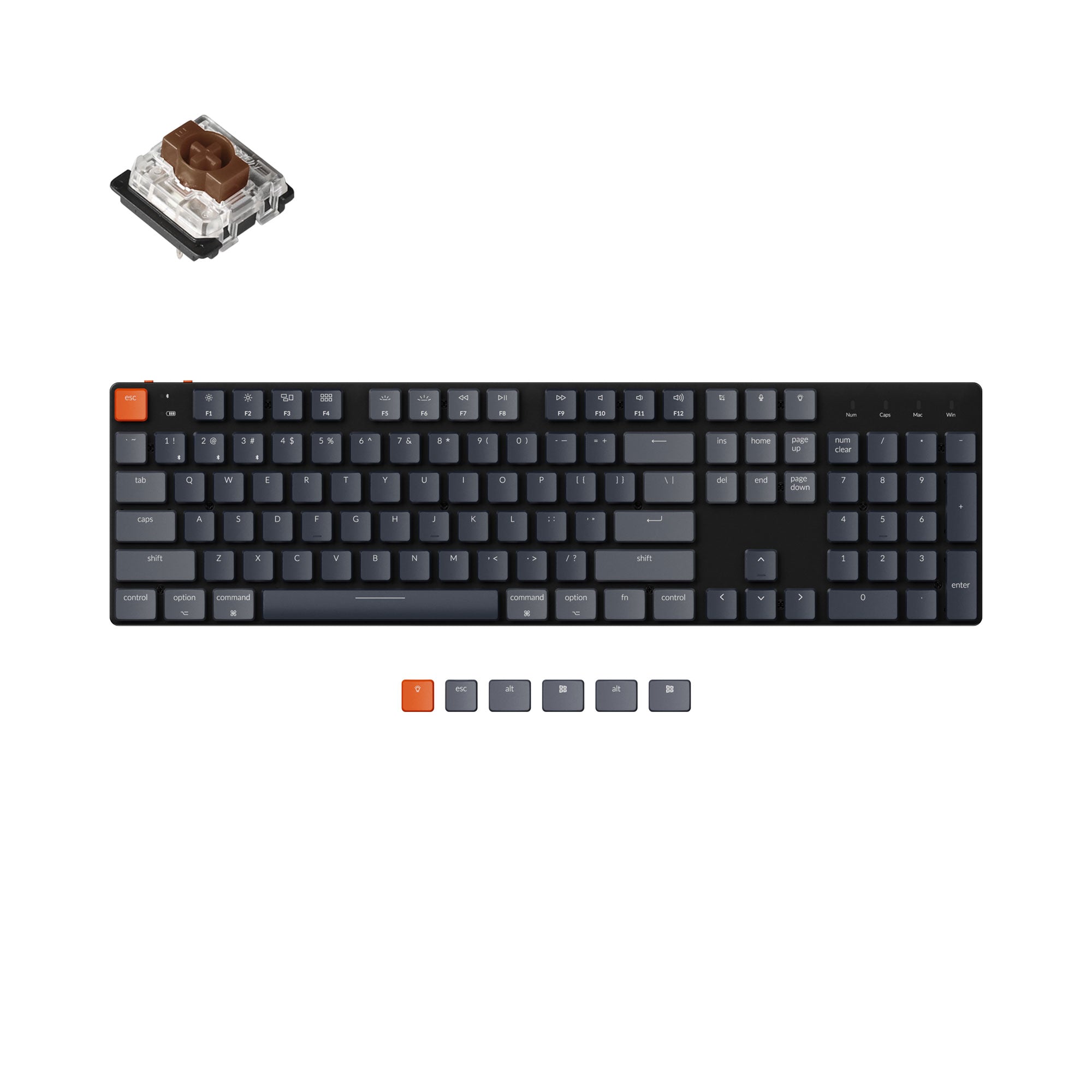 keychron-k5-se-ultra-fin-clavier-m-canique-sans-fil-100-us-ansi image 6