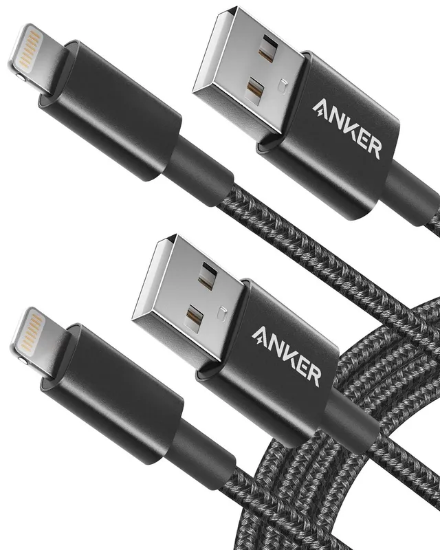 anker-powerline-c-bles-lightning-nylon-mfi-lot-de-2-x-1-8-m image 1