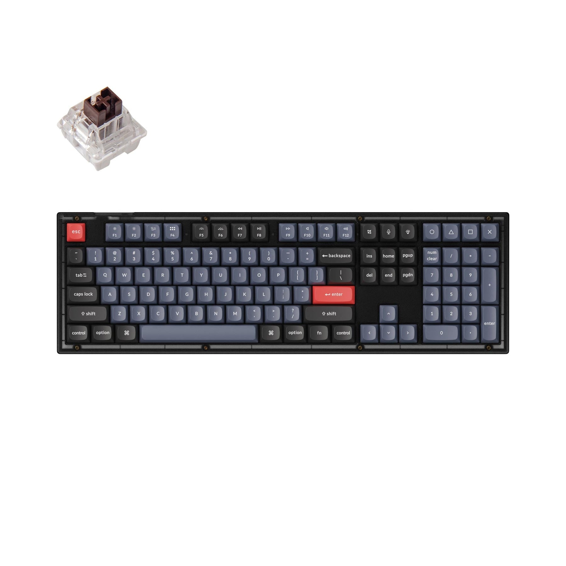 keychron-v6-qmk-clavier-m-canique-custom-filaire-us-ansi image 3