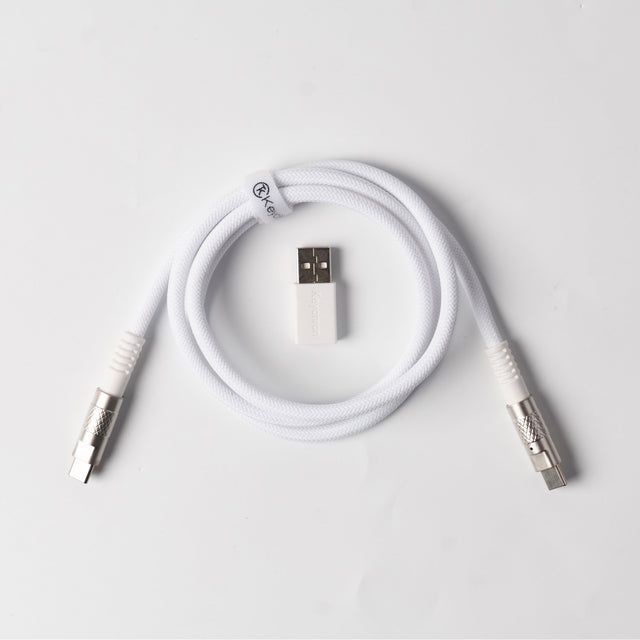 keychron-double-sleeved-geek-cable-8k-c-ble-usb-tress-8khz image 1