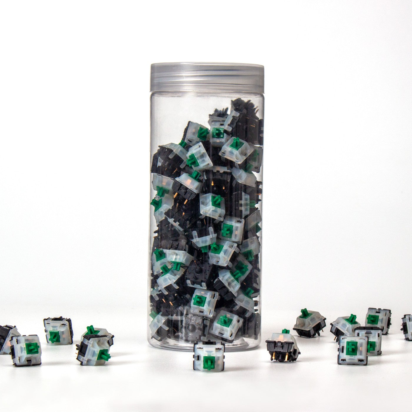 keychron-gateron-ks-3x47-milky-top-black-bottom-switch-lot-de-110-switches-m-can image 6