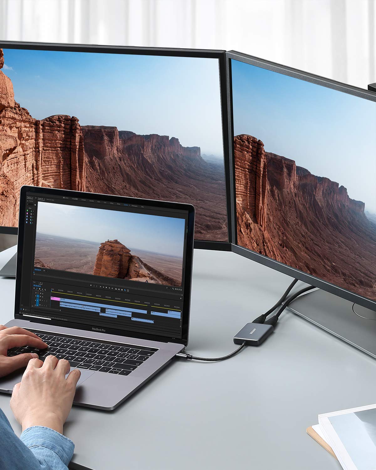 anker-powerexpand-adaptateur-usb-c-vers-double-hdmi-4k-compact image 8