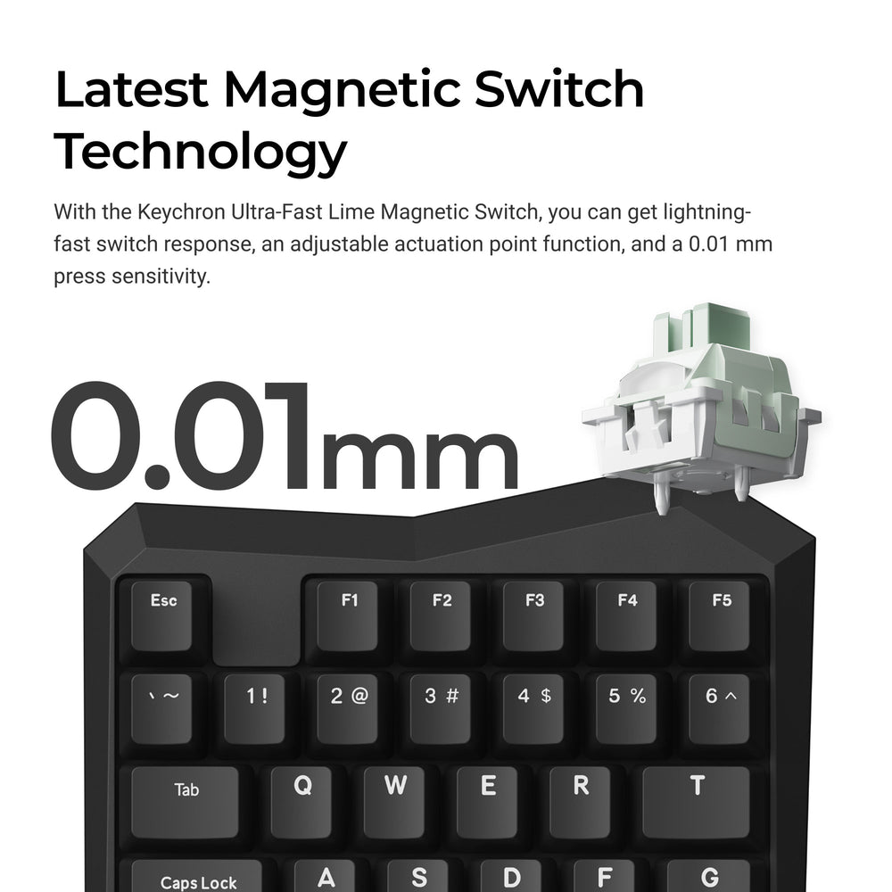 keychron-c0-he-clavier-gaming-une-main-filaire-switch-magn-tique-8k image 2