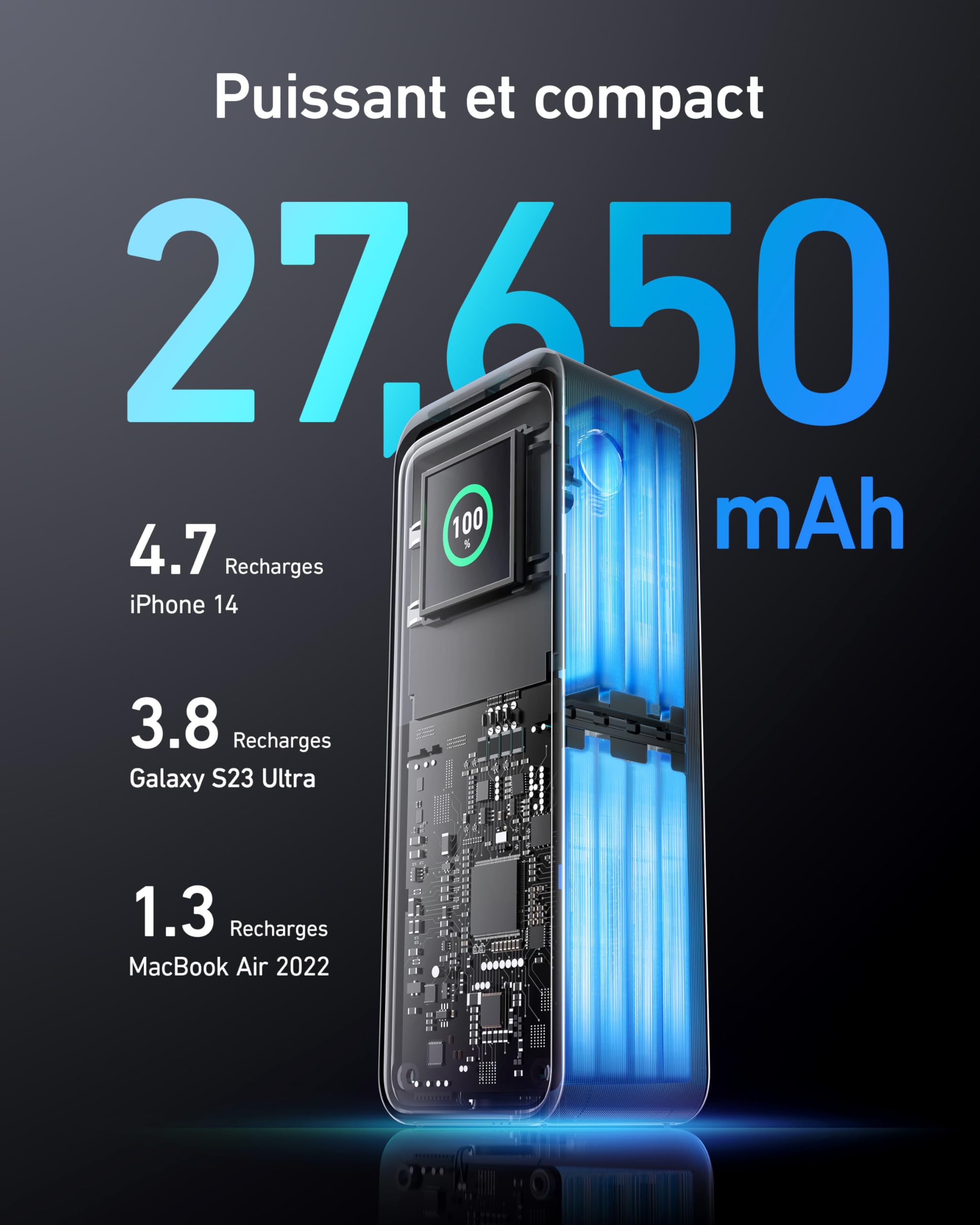 anker-prime-batterie-externe-27650mah-250w-3-ports image 4