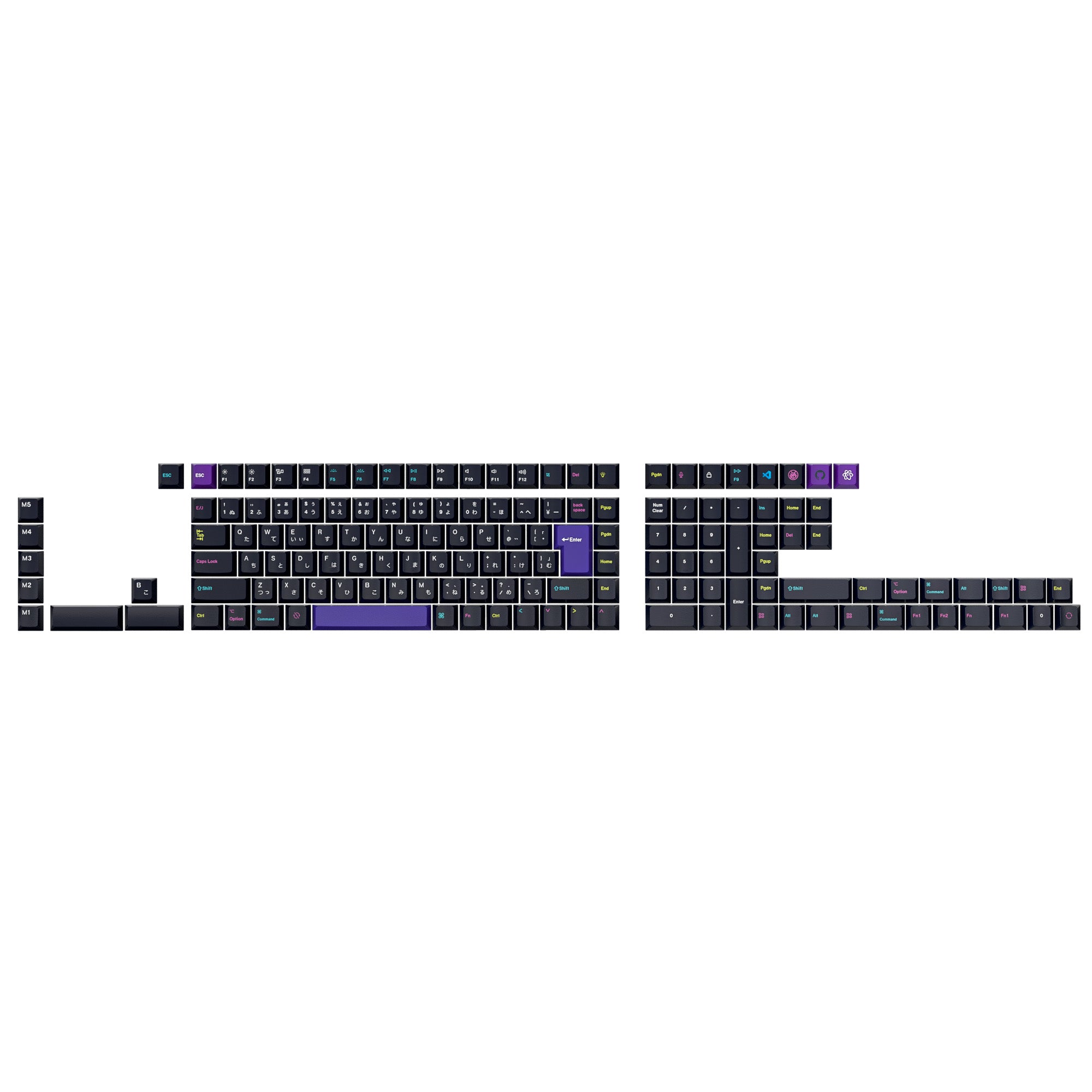 keychron-set-de-touches-iso-cherry-pbt-dye-sub-full-set-developer-version-2 image 7