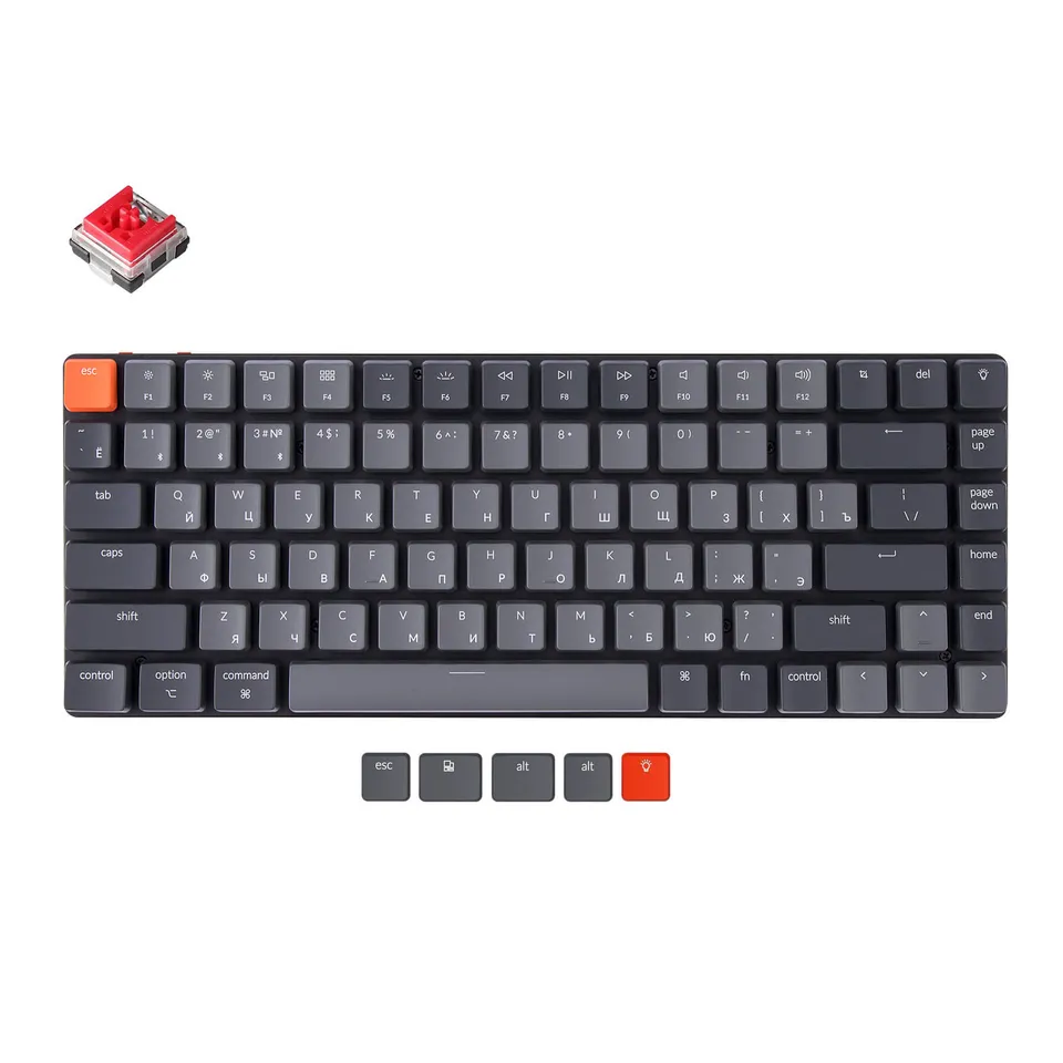 keychron-k3-version-2-clavier-m-canique-ultra-fin-sans-fil-ru-russe image 1